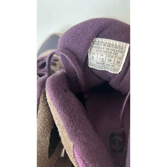 Vintage Nike Air Caldera Hiking Boots Gray Purple Women's 8 - Picture 3 of 9